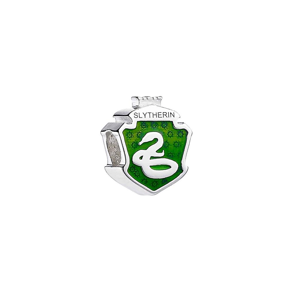 Harry Potter Sterling Silver Slytherin Spacer Bead Silver