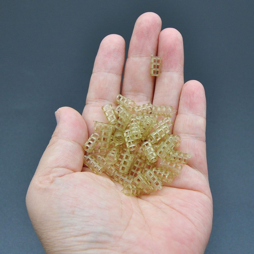 20pcs Hair Rig Bait Cage Paste Bait Cage Carp Fishing Bait Durable Groundbait Feeder  Coarse Fishing