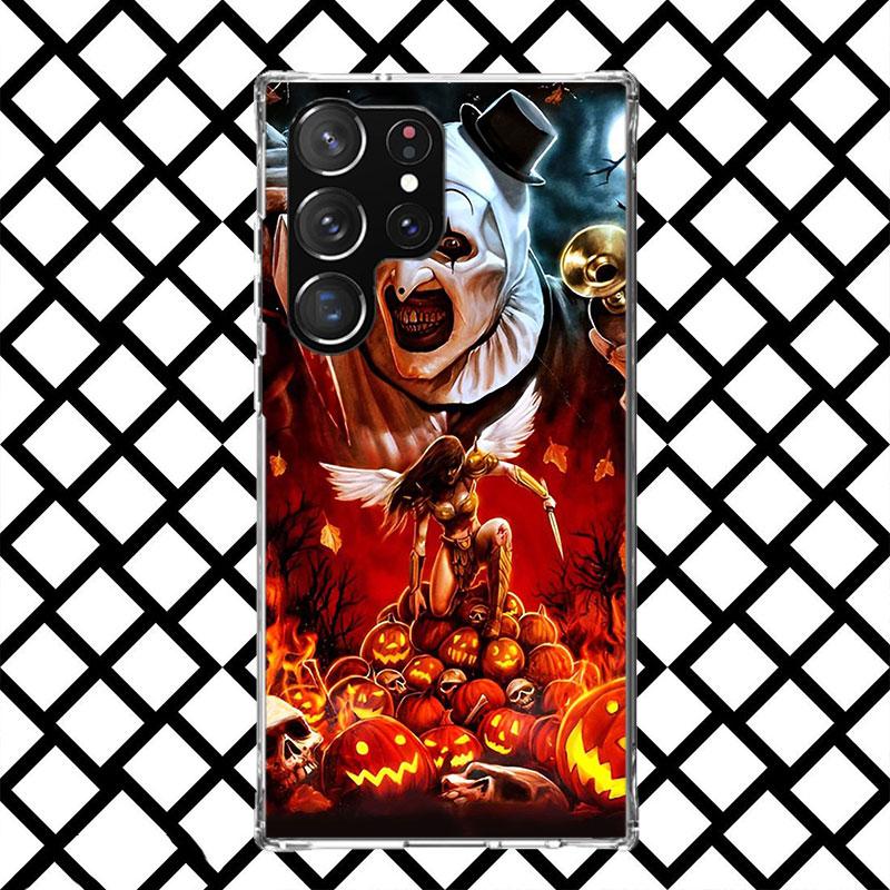 Horror Movie Terrifier Phone Case for Samsung Galaxy S26 S25 Edge S24 S23 Ultra S22 Plus S21 FE S20 + Soft Cover Print Fundas Ga