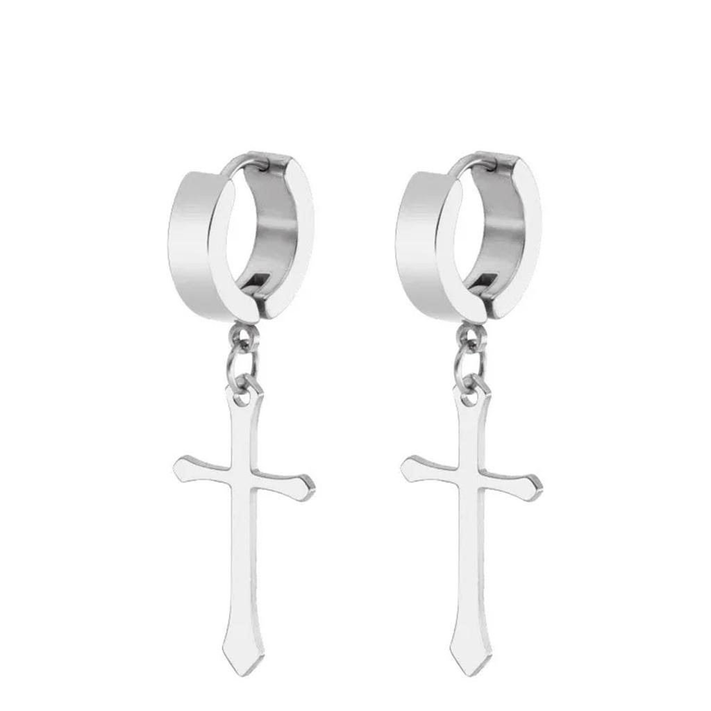 1/15Paar Punk Cool Gothic Edelstahl Steckerohrringe Set für Männer Frauen, Mode Tragus Knorpel Daith Helix Piercing Schmuck