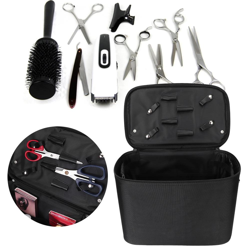 Portable Large Capacity Barber Hair Styling Tool Case Holder Hairdressing Scissors BagM