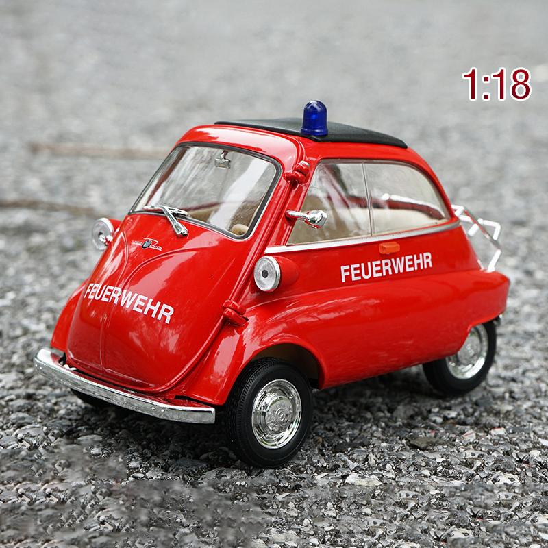 

WELLY 1:18 BMW Isetta Alloy Car Diecasts & Toy Vehicles Car Model Miniature Scale Model Car For Children