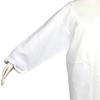 KYOETSU Women's White Apron with Sleeves for Western-Style Cooking (Size M)