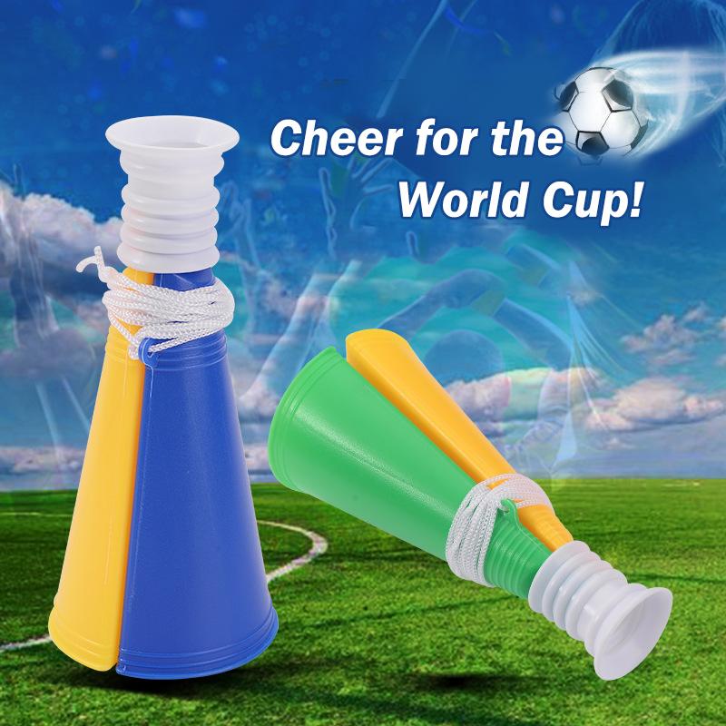 Cheer Megaphone Cheering Horns For Football Fans Sports Games Parties Football Match Noisemaker Toy