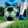 Cristiano Ronaldo Soccer Ball Size 5 Colorful Machine Stitched PVC Competition Ready Durable High-Bounce
