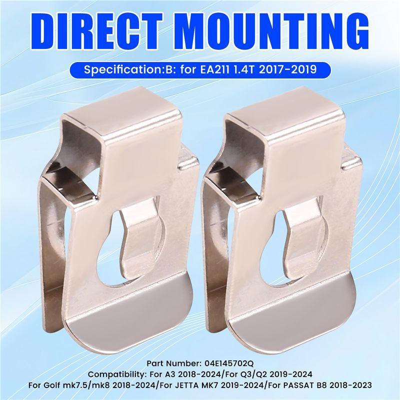 AA92-2PCS V-EA211 1.4T Engine Turbo Clip Solve Noize For Golf 7.5 8 T-ROC Passat B8 Jetta 7 A3 Q3
