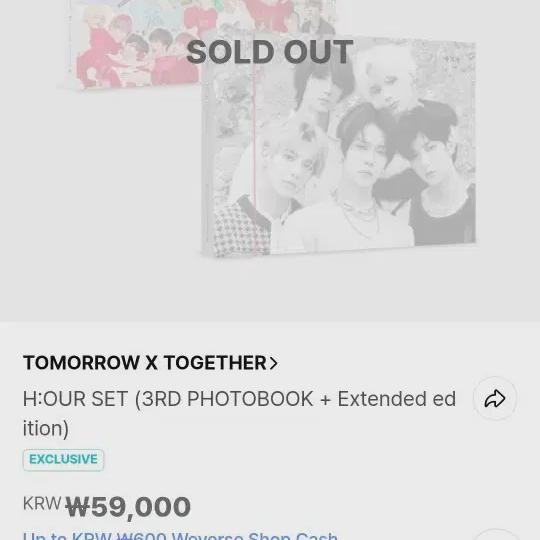 

Tomorrow X Together H:час Набор Фотобук