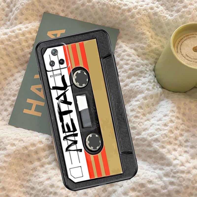 Retro Cassette Tape Case For Xiaomi 14T 11T 12T 13T Pro 13 14 15 Ultra POCO X7 Pro X3 X5 X6 M6 F5 F6 Pro Cover