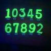 Creative Green Football Fluorescent Birthday Digital Candle Party Supplies Cake Decoration