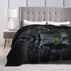 The Dark Knight Blankets Batmans Flannel Awesome Warm Throw Blanket for Coverlet Textile Decor,