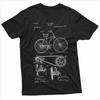 Bicycle Patent T-shirt Bike History Shirt Cycling T Shirt Biker Tee Shirt Biker Gift Ideas