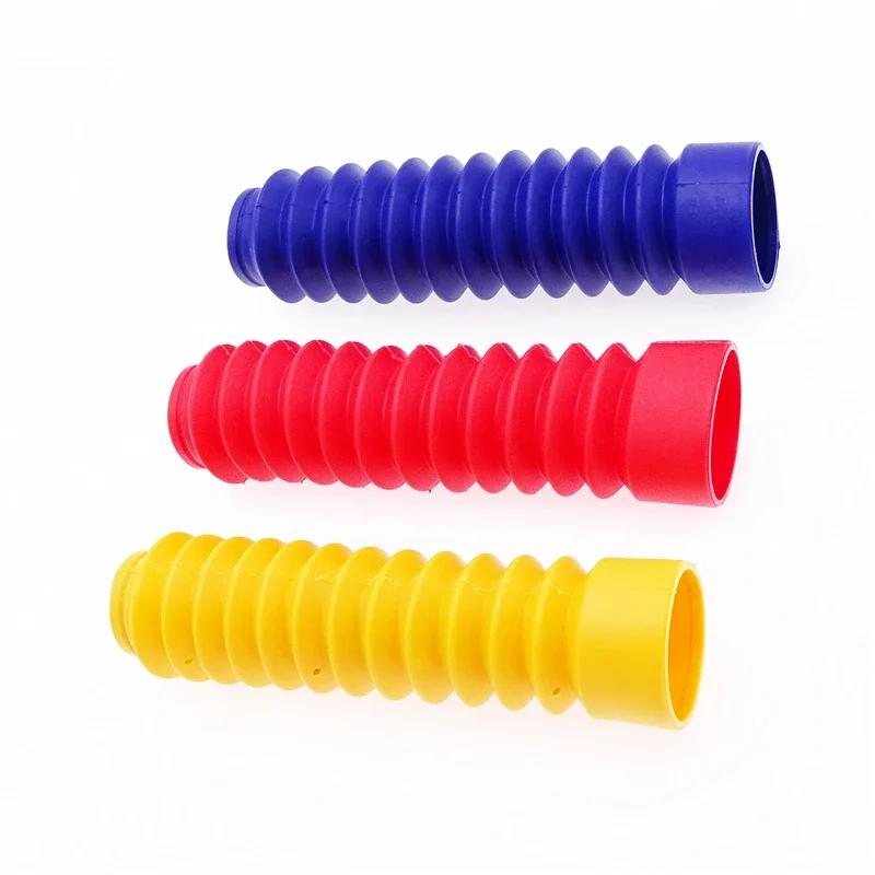 2 Pcs Universal Motorcycle Front Fork Shock Absorber Dust Cover Rubber Dust Proof Sleeve With 3 Colors Selection