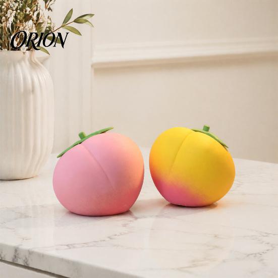 Realistic Peach Squeeze Toy Giant Stress Relief Toy, Large Kids Simulated Fruit Sensory Desk for Adults & Gadget