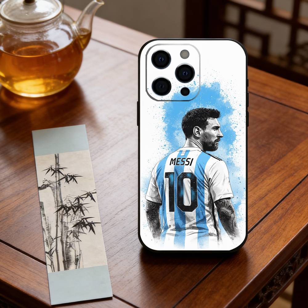 Custodia per Telefono Lionel Messi Silicone Morbido Per IPhone 17 16 15 14 13 12 11 X XR Plus Pro Max Plus