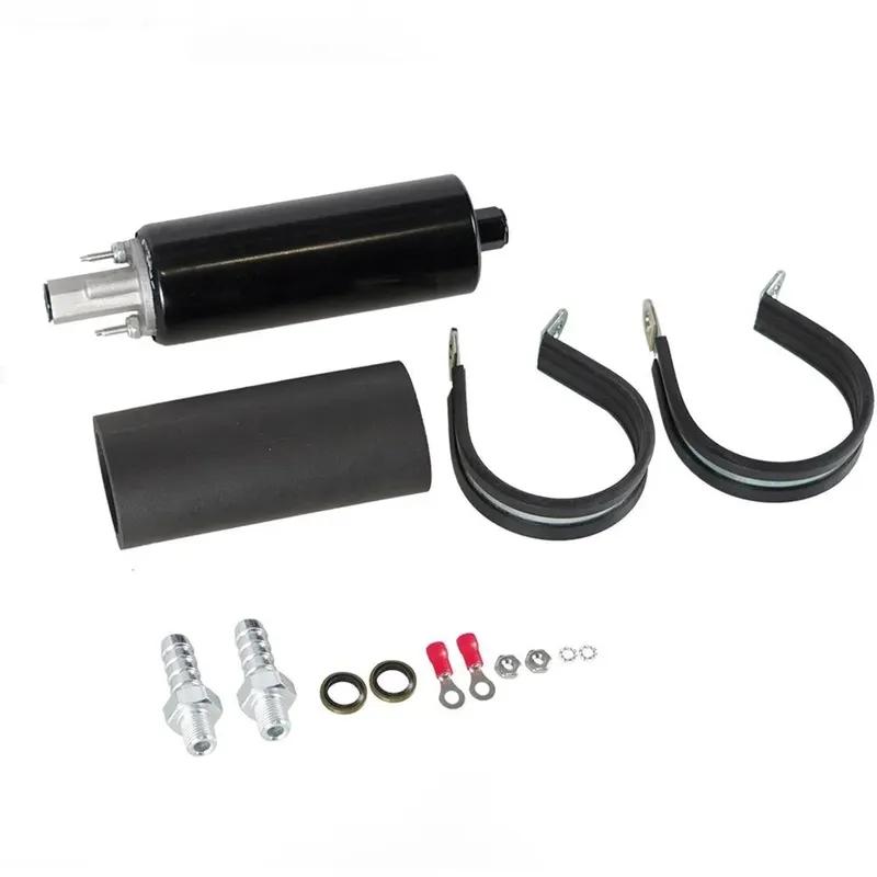 Universal Aluminum Fuel Pump for GSL392 Fuel Line 255 LPH Inline External High Pressure Pump With Kit Car Accessories FP-1037