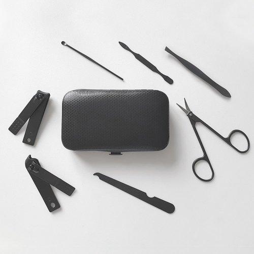 Carbon Black Nagelpflege 7-teiliges Set