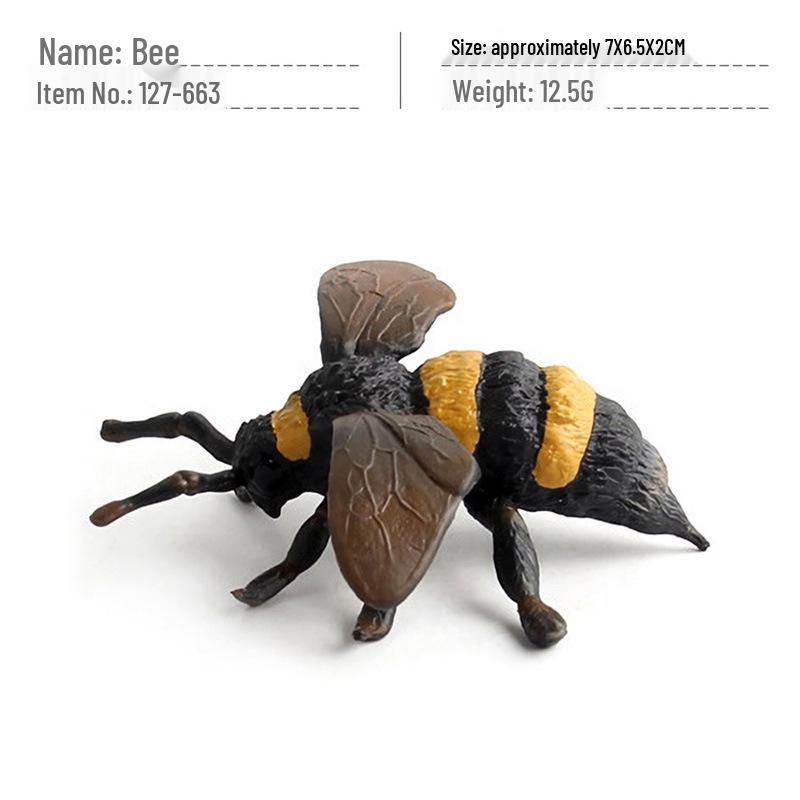 Cross-Border Children's Cognitive Insect Model Toy Set