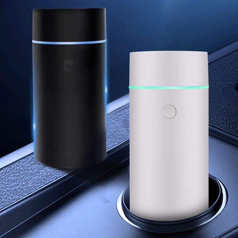 Mini Car Humidifier 80ml 7 Colors LED Ambient Light Ultrasonic USB Electric Aromatherapy Essential Oil Diffuser