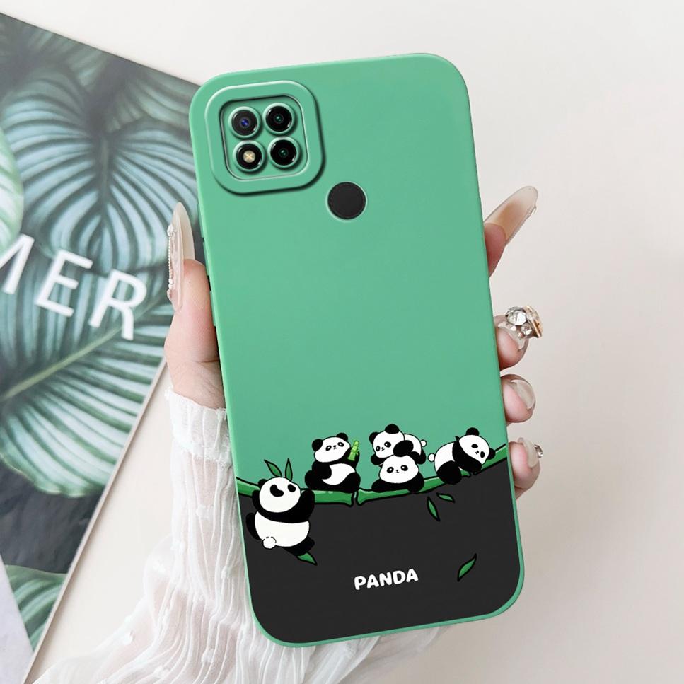 New For Xiaomi Redmi 9C 6.53" Case Cartoon Panda Soft Silicon Back Cover For Redmi 9C NFC lovely Animal print Phone Case Funda