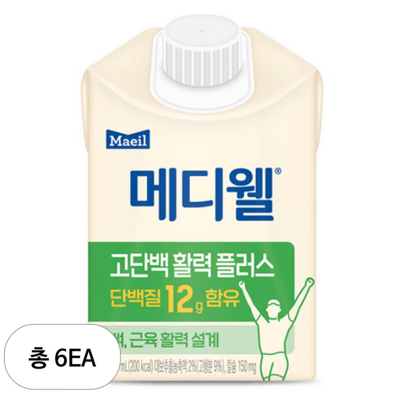 Mediwell High Protein Vitality Plus Nutrition, 200ml, 6 Pieces
