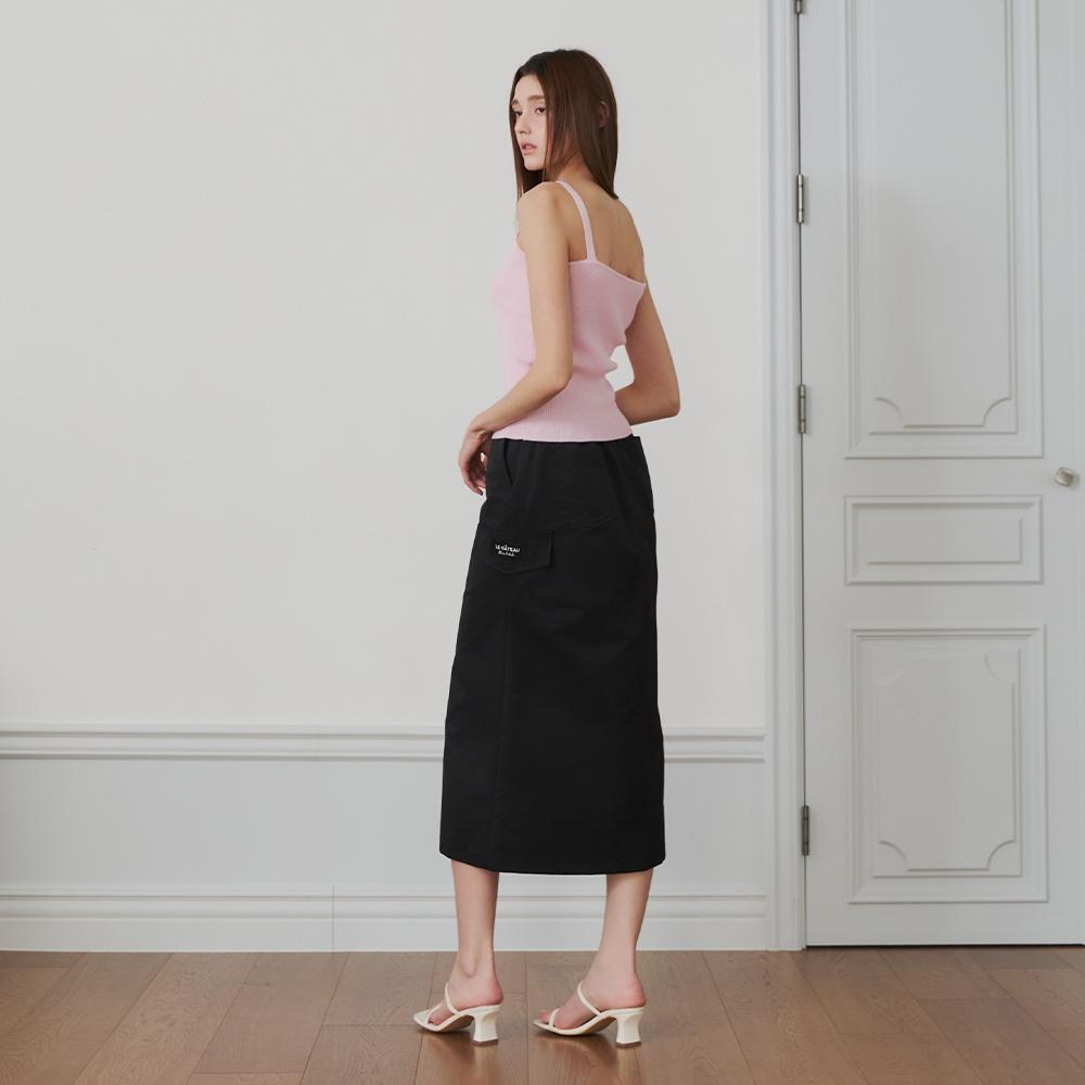 Egoiseuteu [Blue Label] Cargo Elastic Midi Skirt Es2Osk01