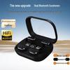 Q8 High-Quality Noise-Cancelling Bluetooth Earphones with Digital Display, Comfortable Fit, Sports-Ready, Wireless 5.4 Core