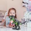 Electric Fire Spraying Dinosaur Toy with Roaring Sound Battery Operated Walking Dinosaur Toy Gift