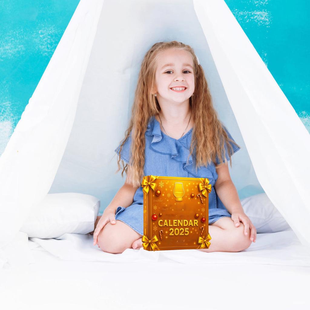 2D Plane+airplane Box +24PC+ Fitness Decoration Advent Christmas Countdown Box Calendar