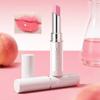 Temperature Change Lip Balm, Fruit Flavored Moisturizing Color Changing Lipstick, Clear To Pink Hydrating Lip Care Makeup
