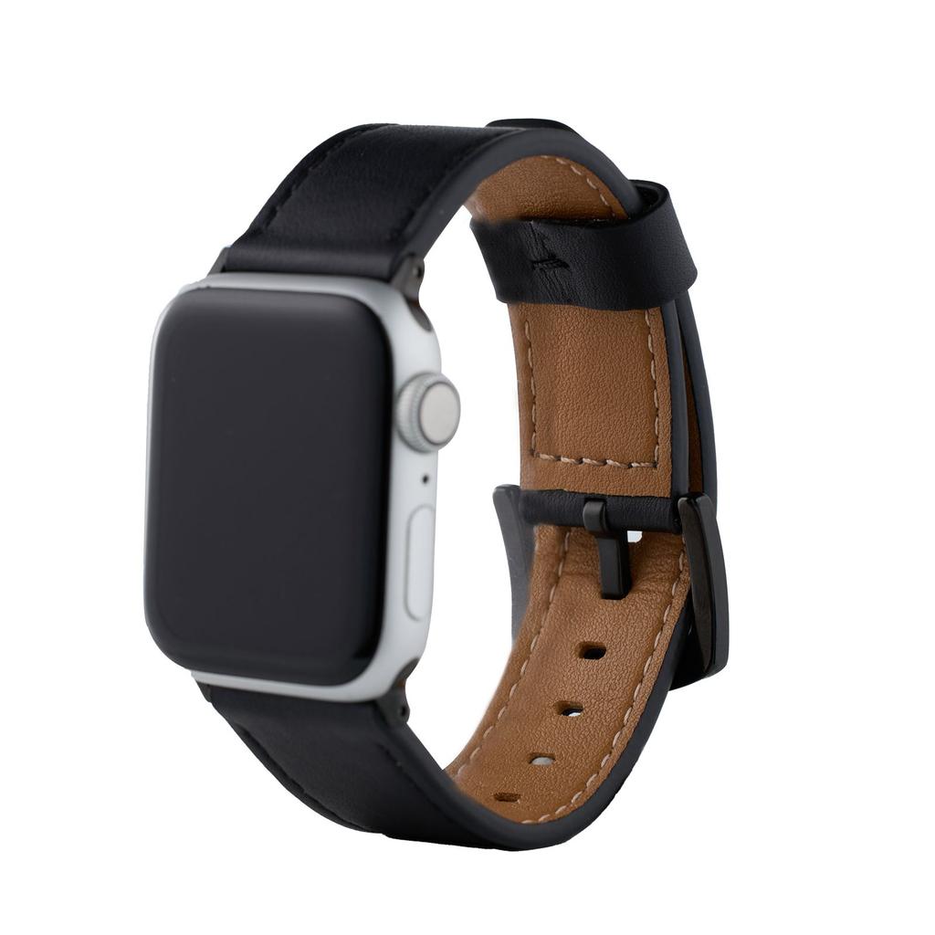 Leather Loop For Apple Watch Band Series Ultra 10/9/8/7/6/5/4/3/2/1 SE 38mm 40mm 41mm 42mm 44mm 45mm 46mm 49mm Strap