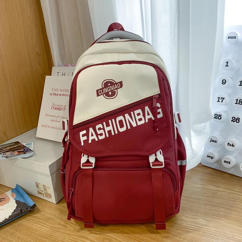 Школьный рюкзак для ученика средней школы Женский рюкзак большой вместимости зелёный — фото 13