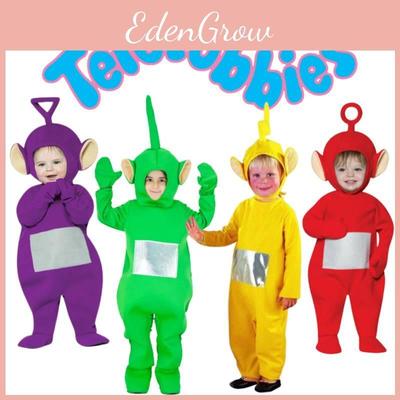 Disfraz de Teletubbies Cosplay Cumpleaños Halloween Fiesta Niños Dibujos Animados Body