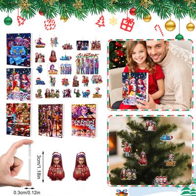 Advent Calendar Contains 24 Gifts, Cute Figures Doll Advent Calendar, Countdown Calendar With Surprise Toys, Collectible Figures Gift For Kids