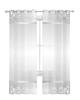 Silver Plant Flower European Style Tulle Sheer Curtains for Living Room Decor Window Curtain for Bedroom Voile Organza Drapes