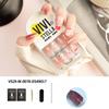 30 Pieces of Glue-back Nail Wear Nail Patches Finished Nail Pieces Short Ladder Short Square Nail Art Pieces