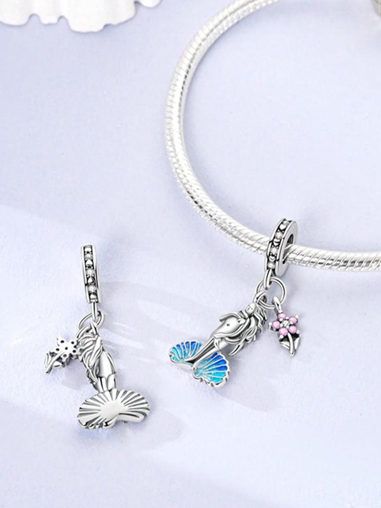 Charms Plata Van Gogh Sunflowers And Palm Tree Beads Copper Plated Fit Copperoriginal Bracelet For Jewelry Making Diy Charm