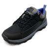 Trekking Grip Seamless Size EDW280 Men's Low-Cut Shoes, Water-Repellent, Anti-Slip Sole, Toe, Lace-Up, 3E, Black, 25.0,