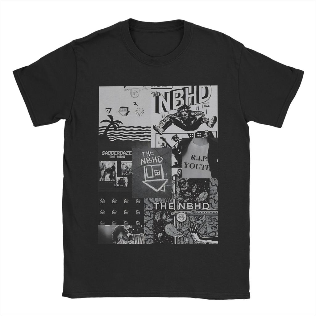 The Neighbourhoods TShirt Unisexs Cotton Tops Funny The NBHD Round Neck Short Sleeve