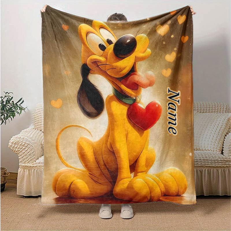 Custom 1pc Minnie Mouse Adventure Blanket, Soft And Comfortable Blanket, Casual Warm, Camping Travel Blanket, Birthday Gift Q910143