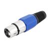 20Pcs 3 Pin XLR Female Plug Audio Socket Connector for Stage Studio KTV