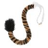 Faux Furs Foxes Costume Tail Adult/Teen Cosplay Halloween Christmas Party Costume Adjustable Cats Dog Wolf Leopards Tail