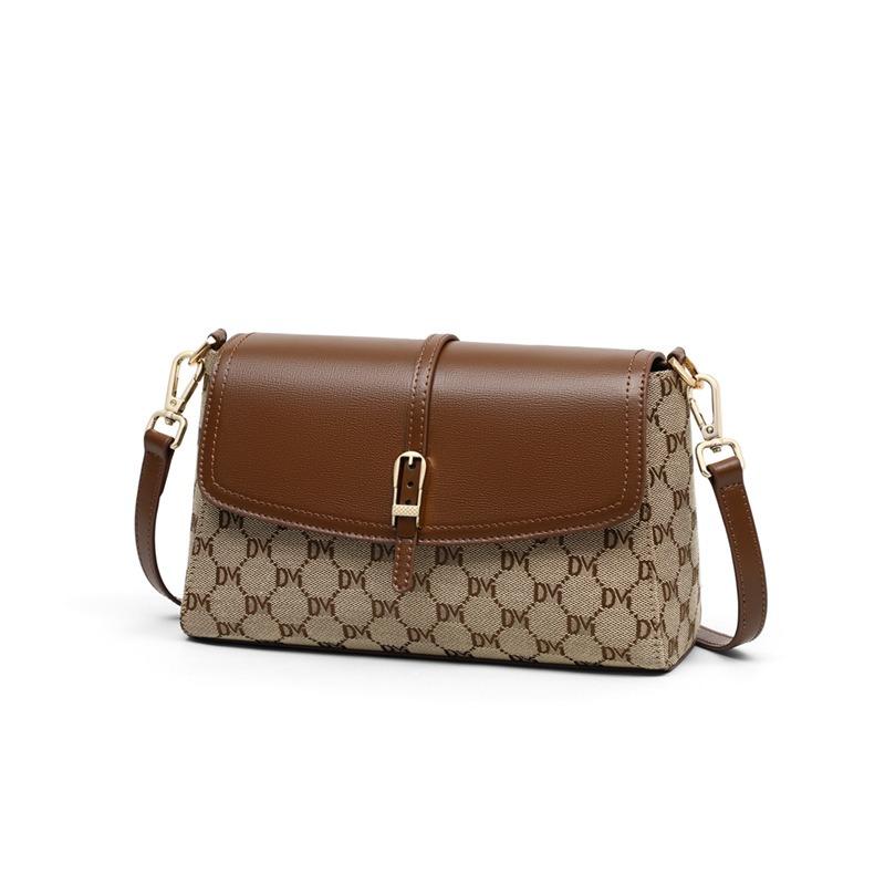 Bag women's autumn and winter new messenger bag, mother bag, large capacity, high-end small square bag, luggage