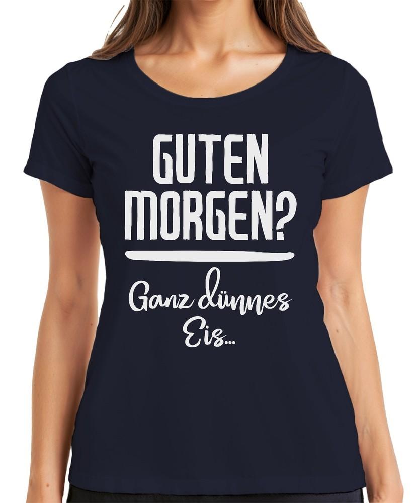 Good Morning All Thin Ice Cream Morning Gump Gift Home Office Ladies TShirt S