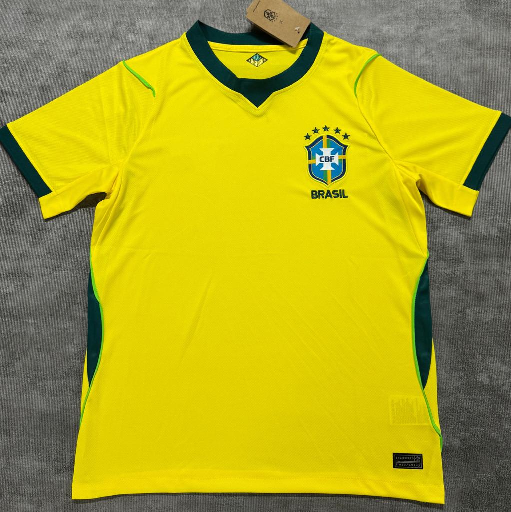 Fünf Sterne Brasilien Heim Auswärts 980204 Retro Trikot Nationalmannschaft Fan Edition Thailändischer Fußball