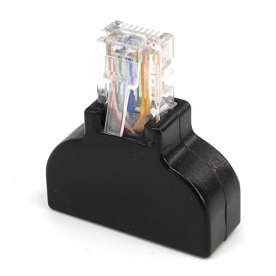 RJ45 Screw Terminal Adaptor Connector Stable Universal RJ45 Male To 8 Pin Screw Terminal Connector Ethernet Extender