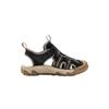 Li Ning Kids Sports Lifestyle Synthetic Leather Comfortable Trendy Non-Slip Wear-Resistant Low-Top Sandals Kids sandals Black YKKV006-7