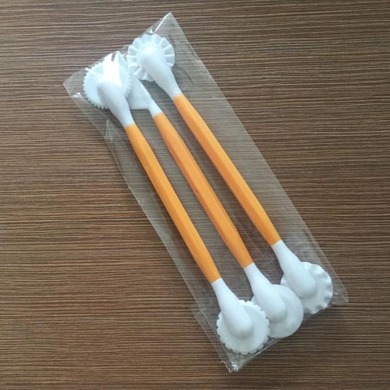 Talos 3 Stück Kuchen-Blumen-Dekorationsstift, Fondant, Schnitzerei, Skulptur, Modellierung, Backwerkzeug