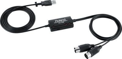 Roland mk2 MIDI-Interface mit USB Kompatibel mit und Einfache Verbindung für Mobile Nutzung UM-ONE Verbindung, Windows, Mac, iPad,