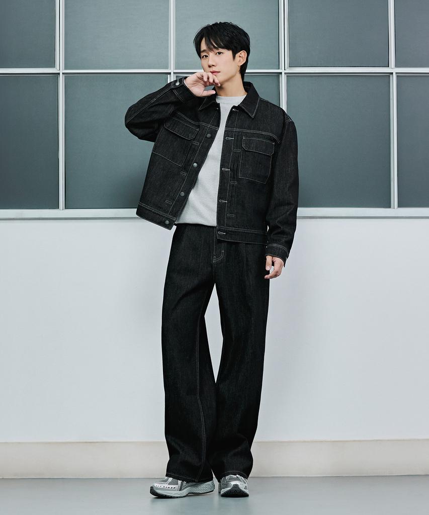 Mindbridge Black Raw Denim Trucker Jacket