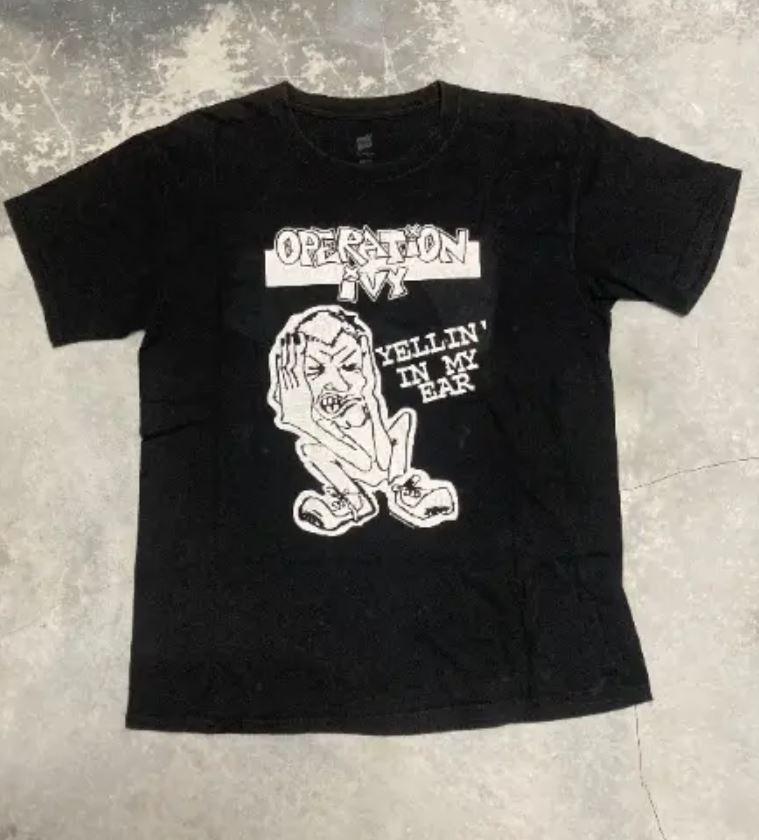 Yellin in my ear Operation Ivy Band Vollgröße Unisex Schwarzes T-Shirt CH251 Unisex T-Shirt